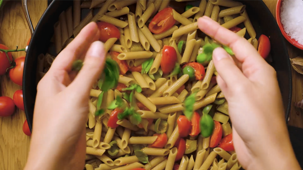 Penne pasta video for behaviour change campaign adelaide.