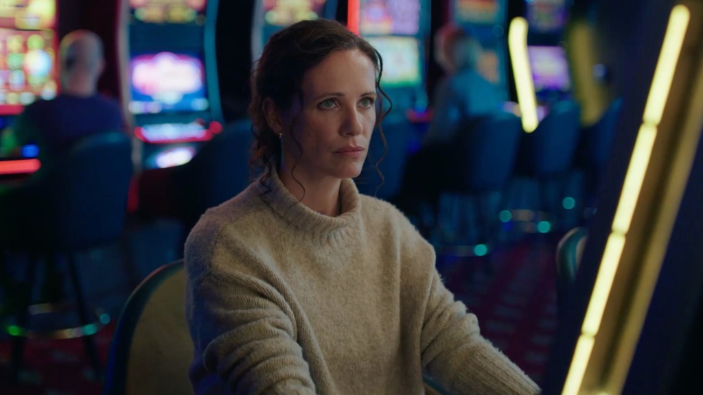 Woman gambling in creative TV commercial adelaide.