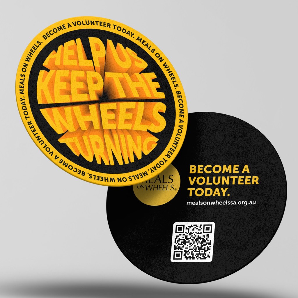 Marketing coasters design adelaide.