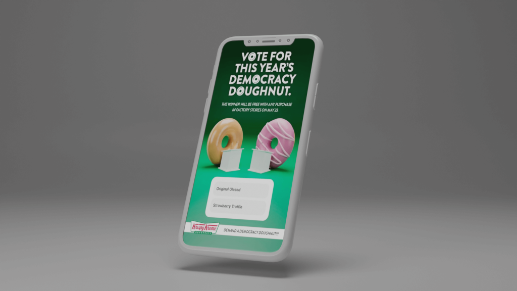 Engaging social media Story poll as part of integrated campaign.