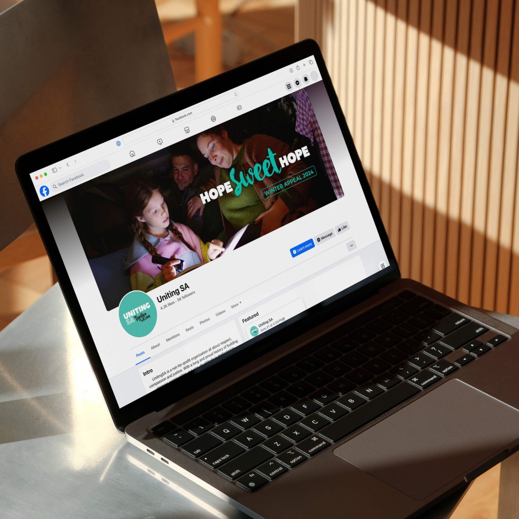 Social Media Banner of winter appeal campaign for not for profit.